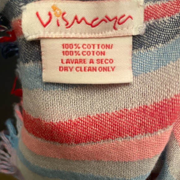 Women’s cotton scarf - Picture 2 of 2